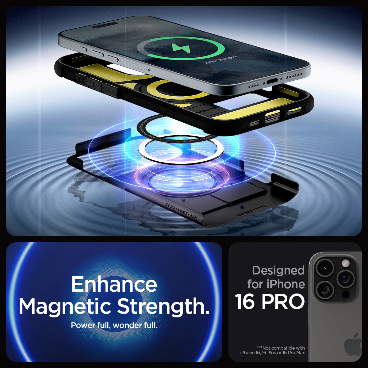 iPhone 16 Series - Slim Armor (Mag Fit)