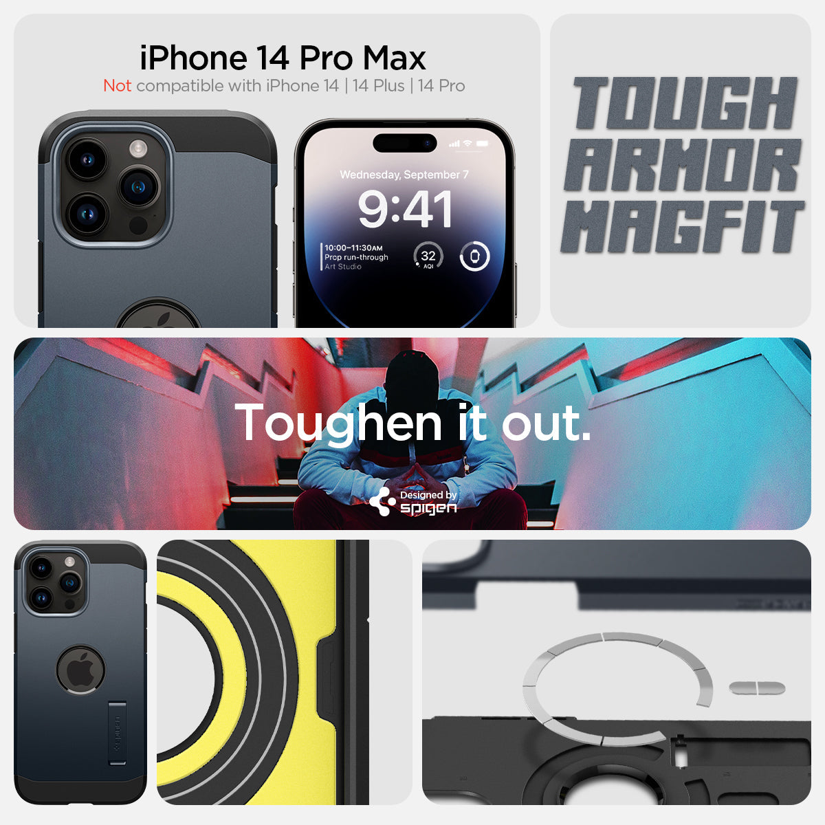 iPhone 14 Series - Tough Armor (Mag Fit)