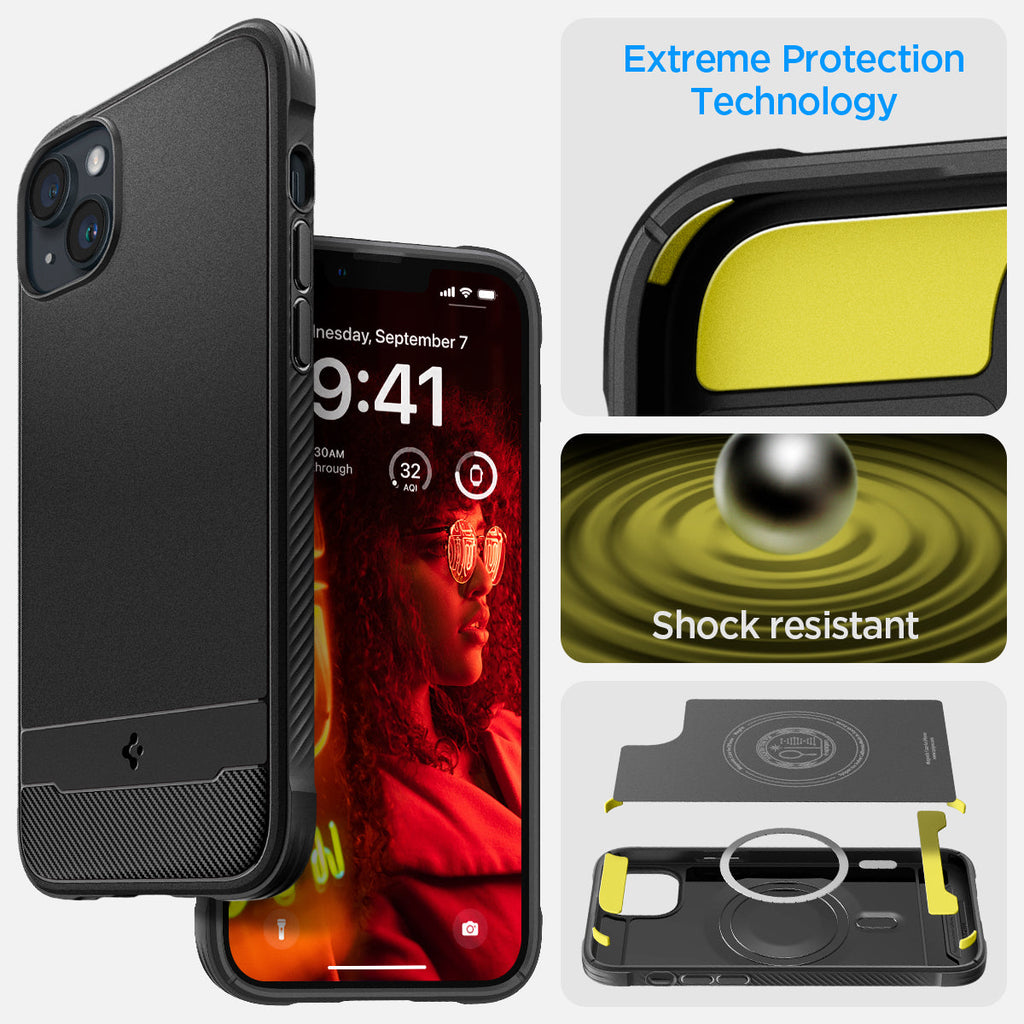iPhone 14 Series - Rugged Armor (Mag Fit)