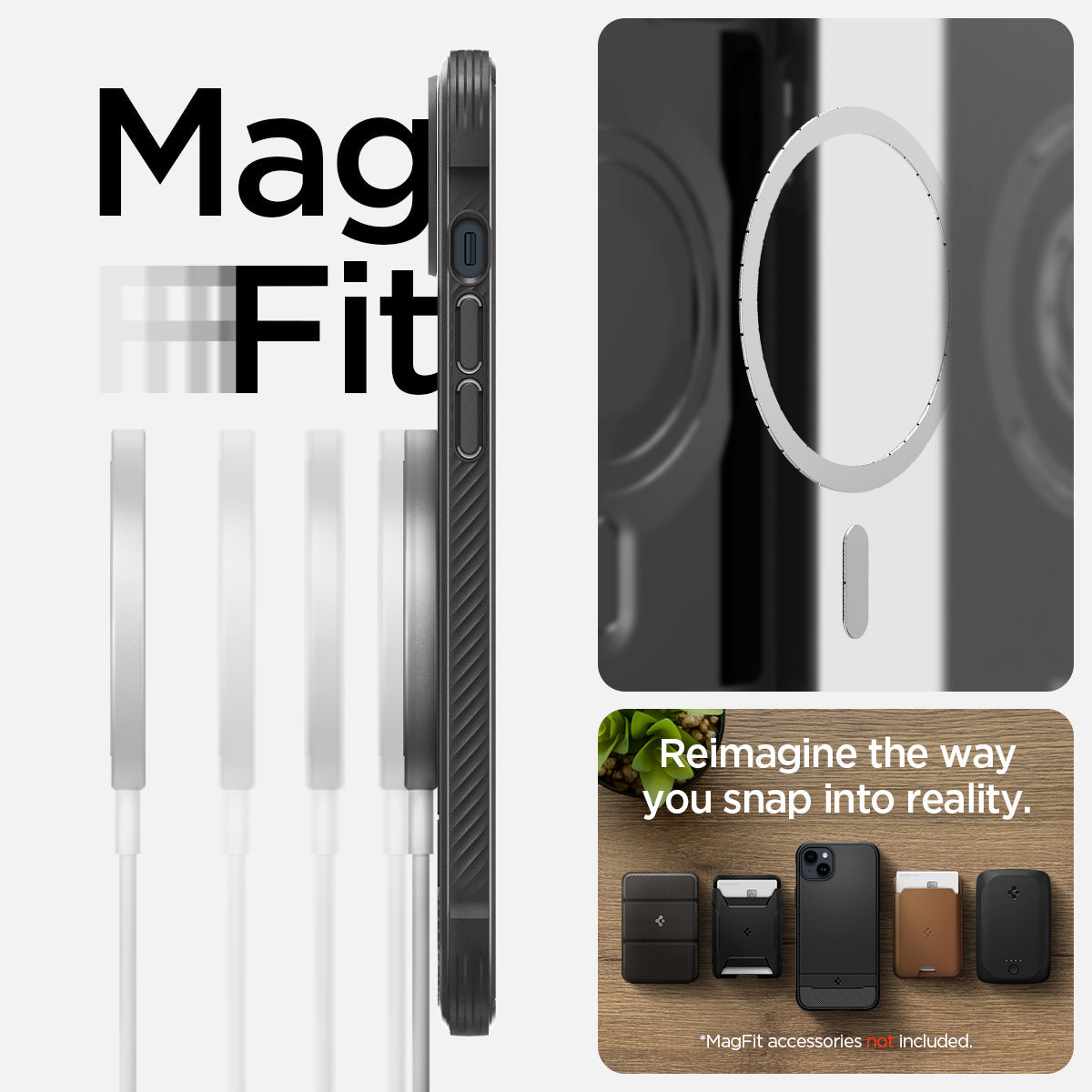 iPhone 14 Series - Rugged Armor (Mag Fit)