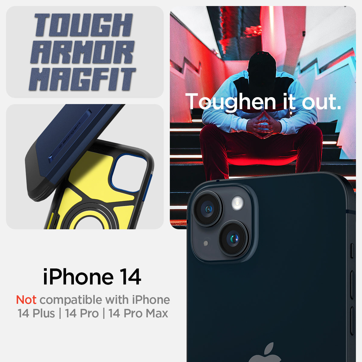 iPhone 14 Series - Tough Armor (Mag Fit)