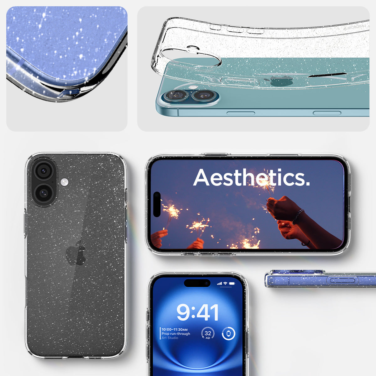 iPhone 16 Series - Liquid Crystal Glitter