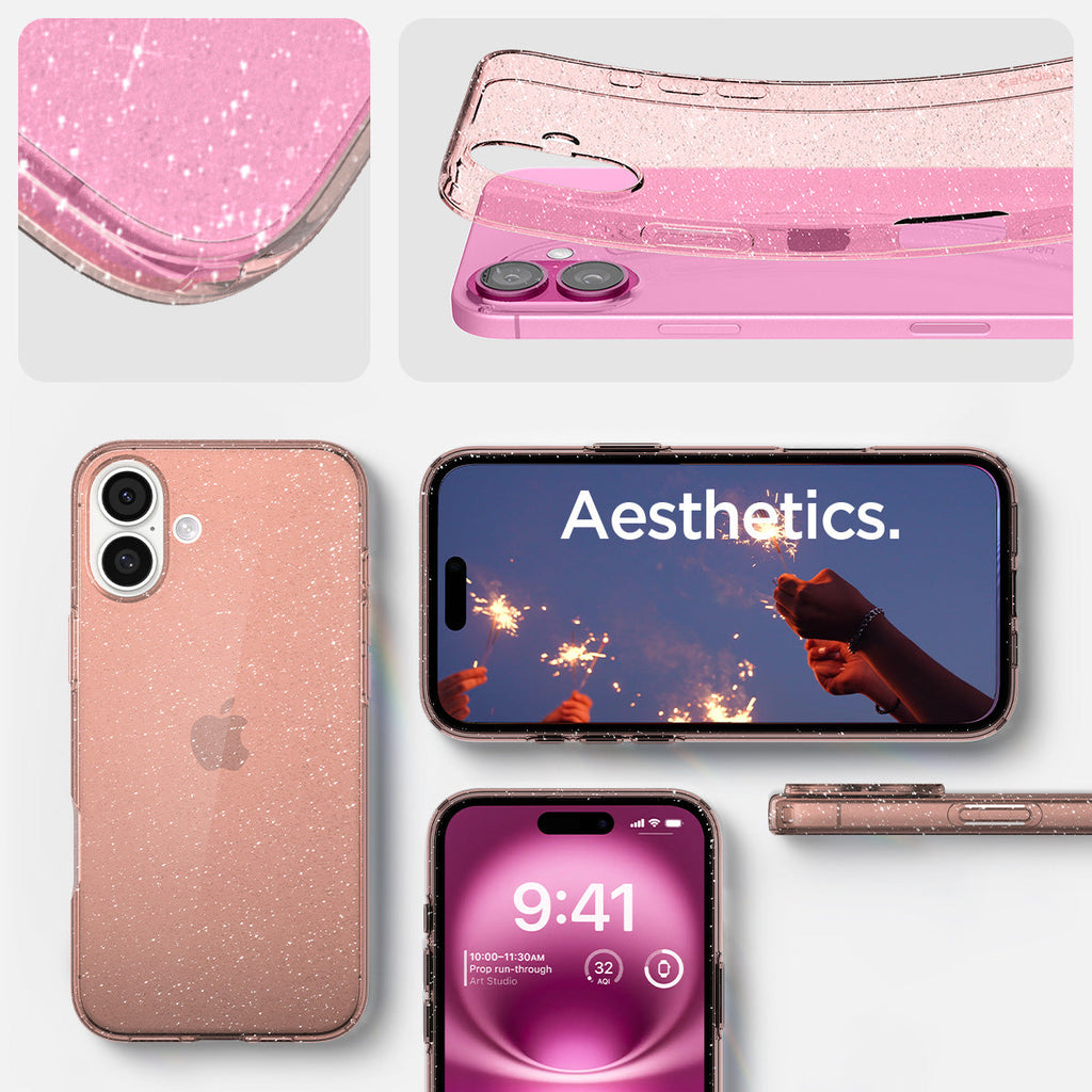 iPhone 16 Series - Liquid Crystal Glitter