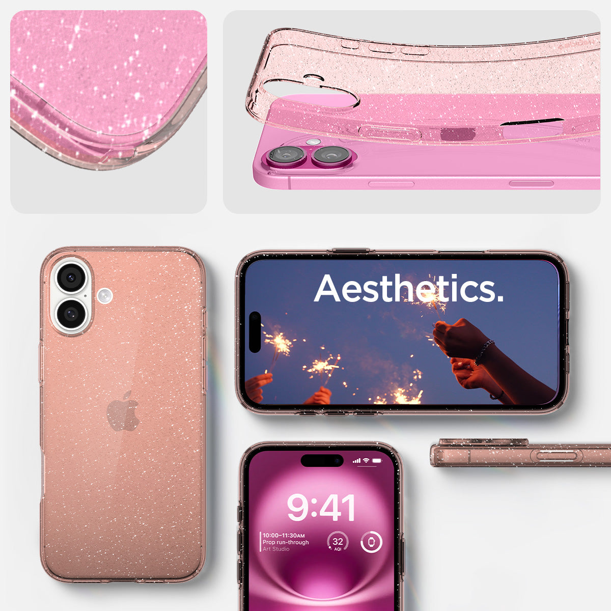 iPhone 16 Series - Liquid Crystal Glitter