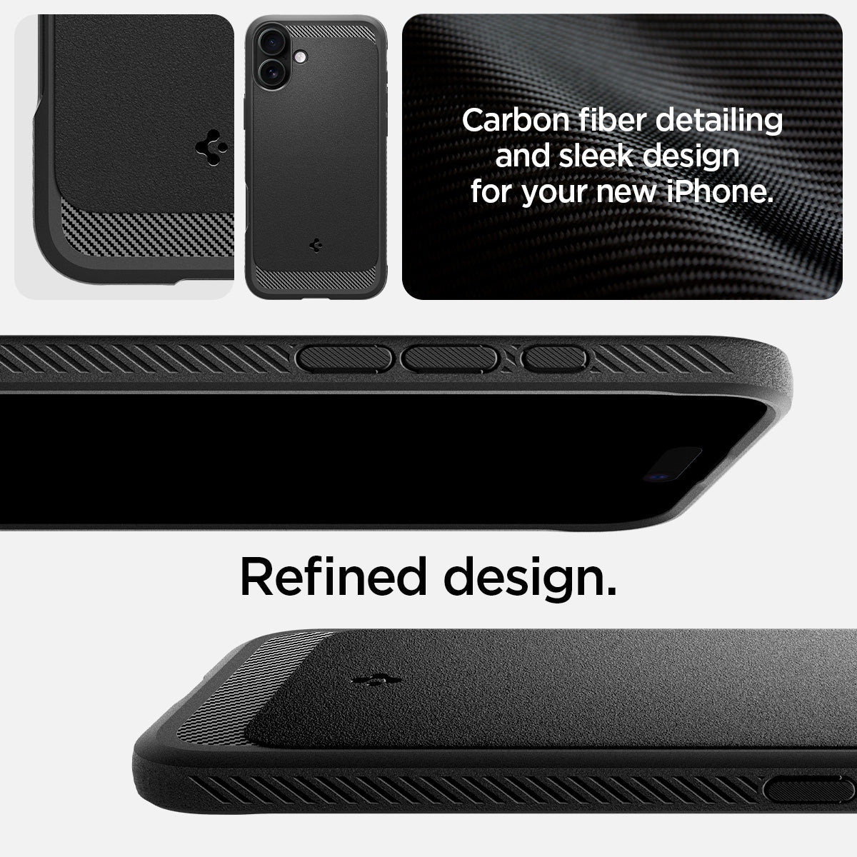 iPhone 16 Series - Rugged Armor (Mag Fit)