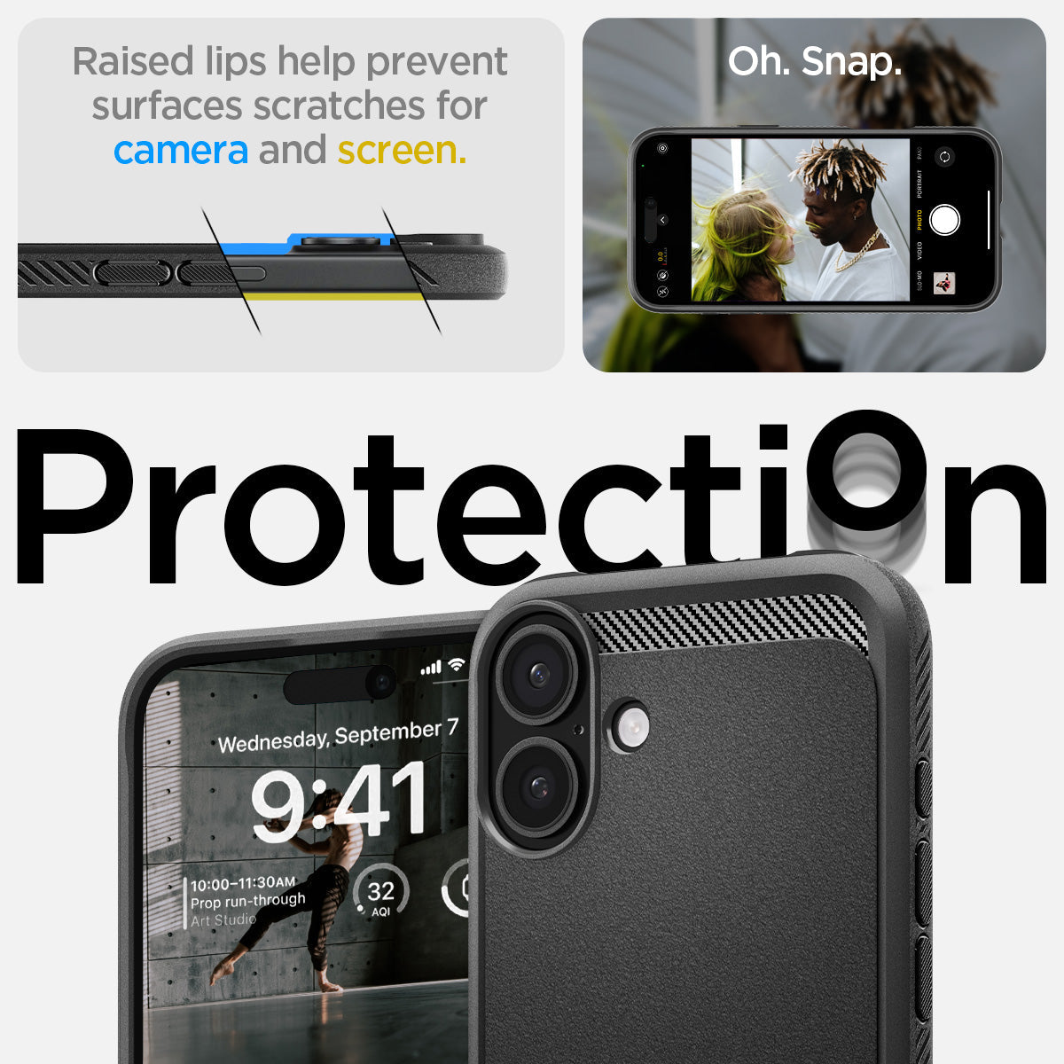 iPhone 16 Series - Rugged Armor (Mag Fit)