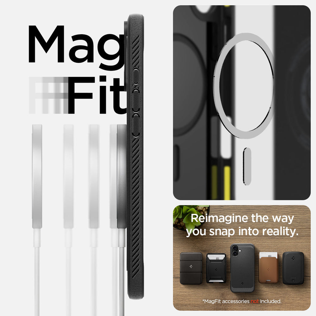 iPhone 16 Series - Rugged Armor (Mag Fit)