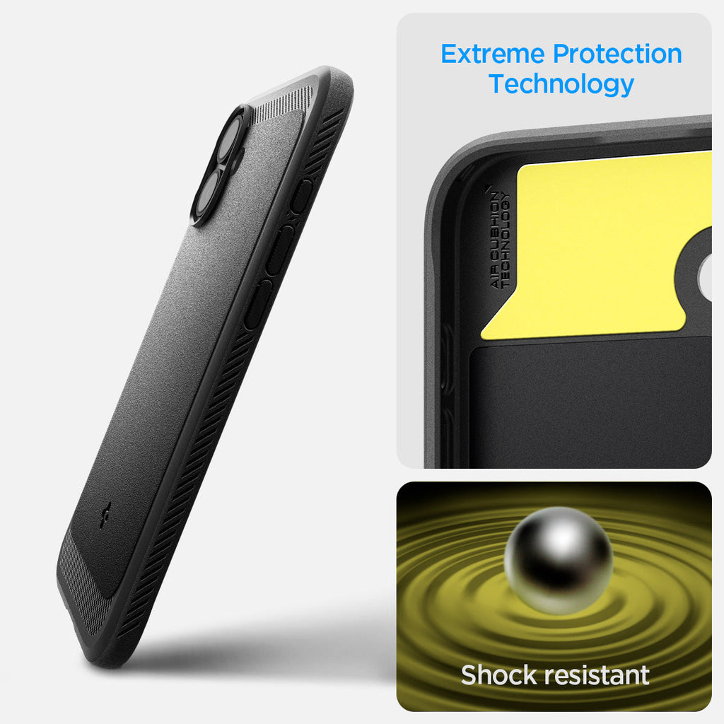 iPhone 16 Series - Rugged Armor (Mag Fit)