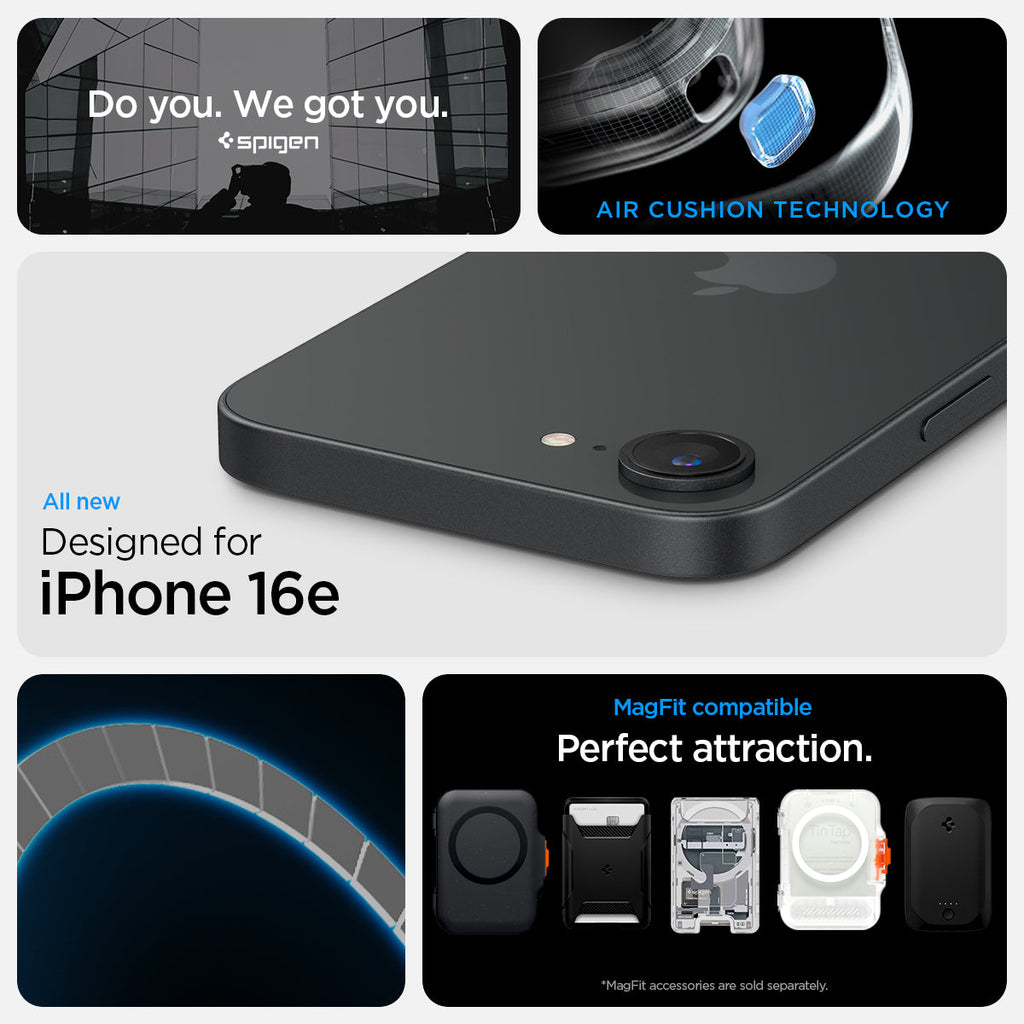 iPhone 16e Series - Rugged Armor (Mag Fit)