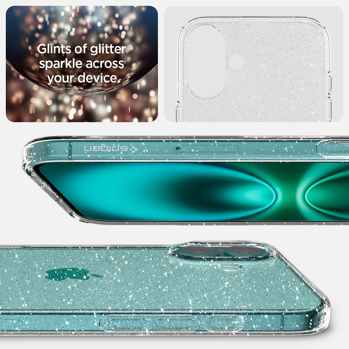 iPhone 16 Series - Liquid Crystal Glitter