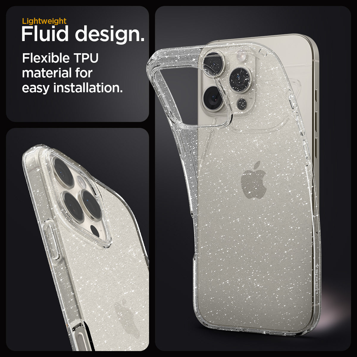 iPhone 16 Series - Liquid Crystal Glitter