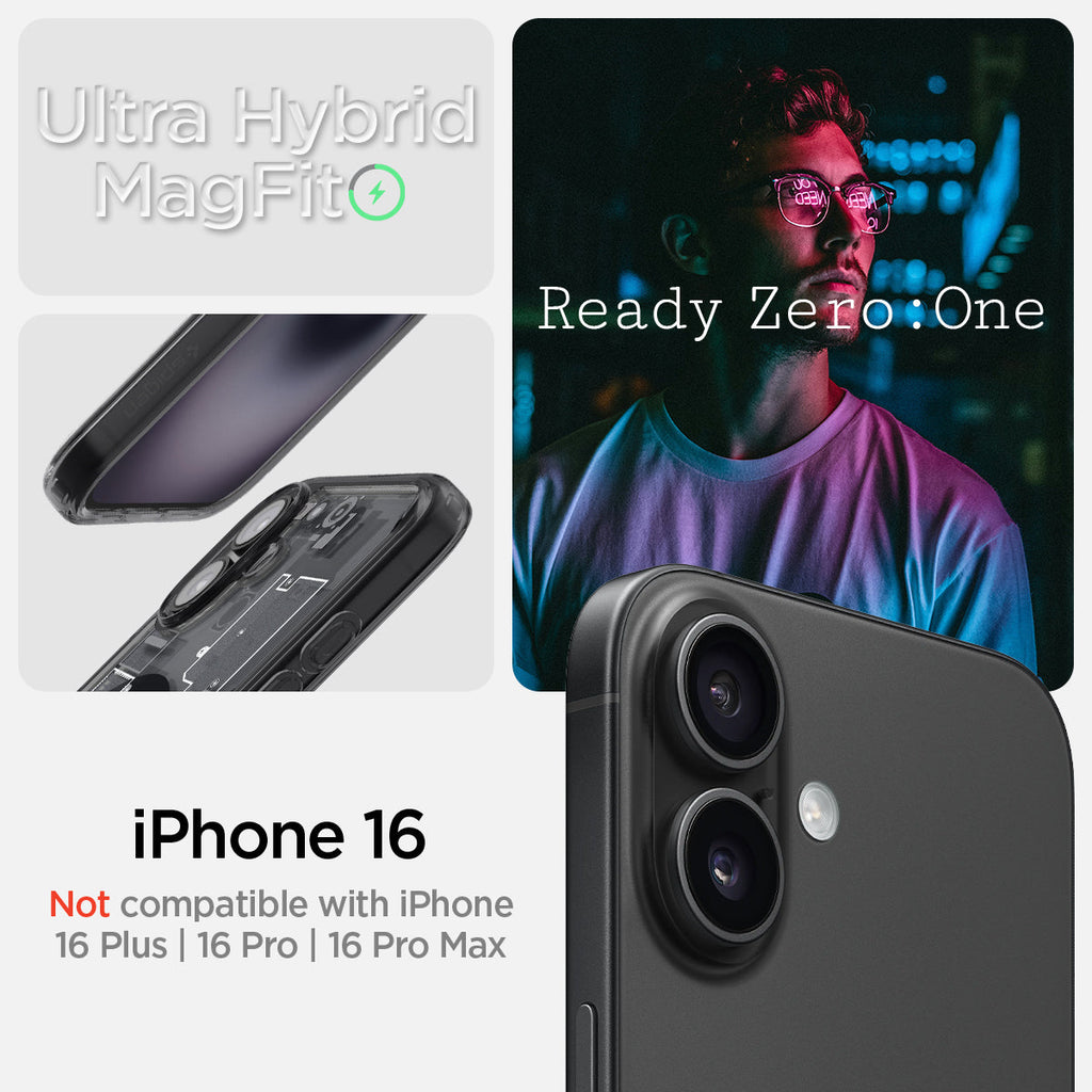 iPhone 16 Series - Ultra Hybrid Zero One (Mag Fit)