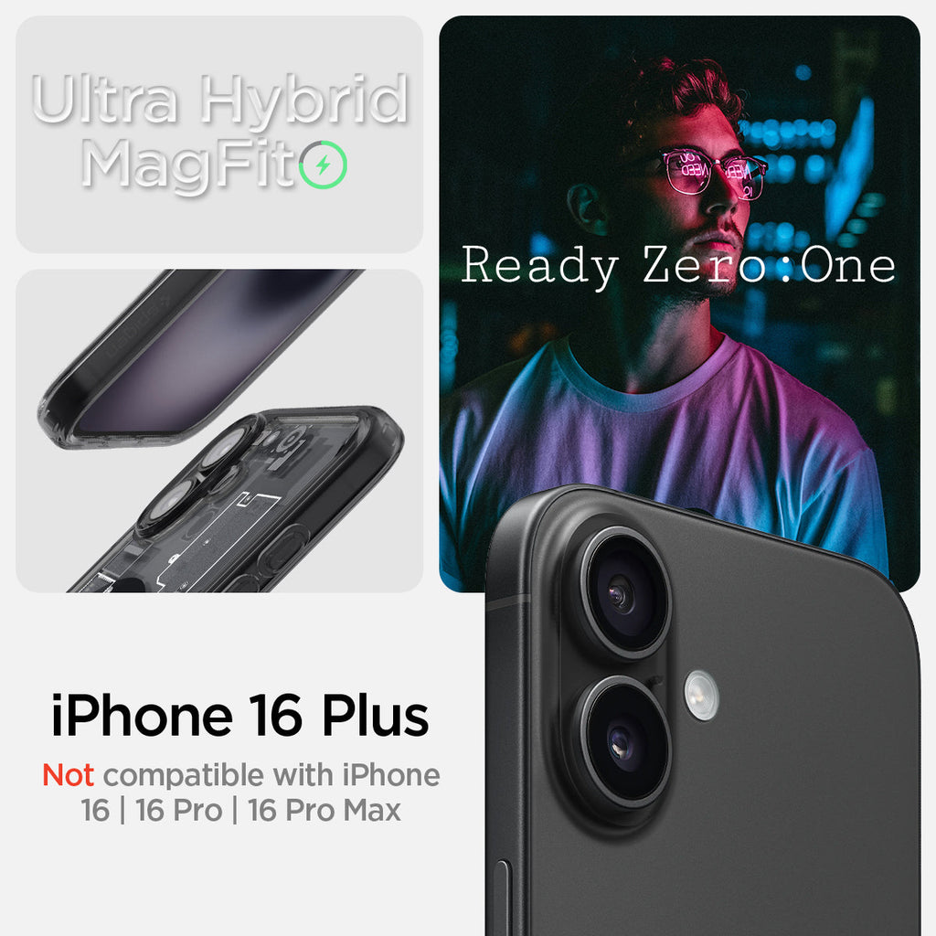 iPhone 16 Series - Ultra Hybrid Zero One (Mag Fit)