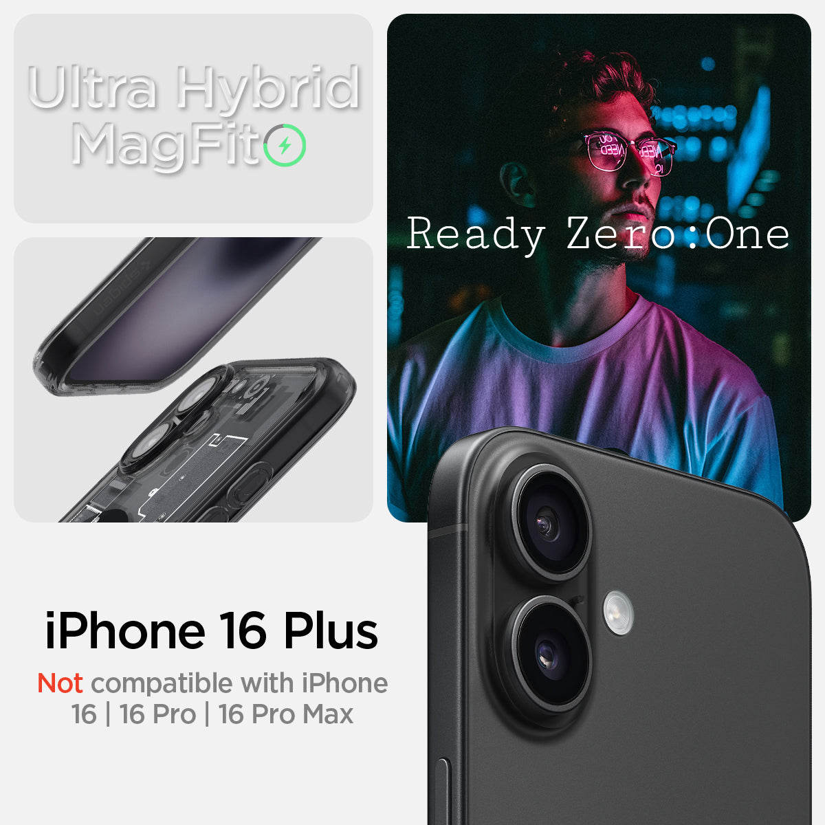 iPhone 16 Series - Ultra Hybrid Zero One (Mag Fit)