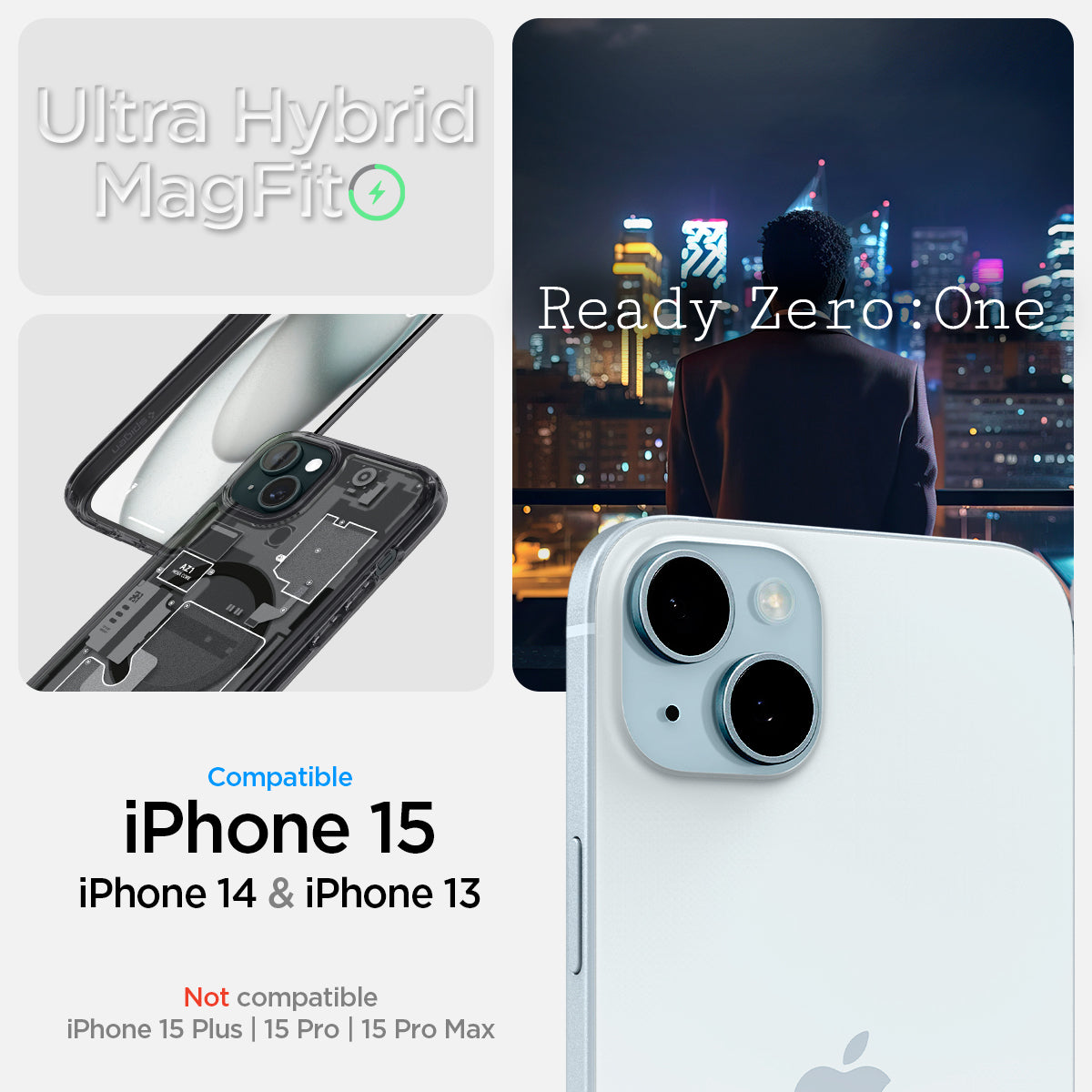 iPhone 15 Series - Ultra Hybrid Zero One (Mag Fit)