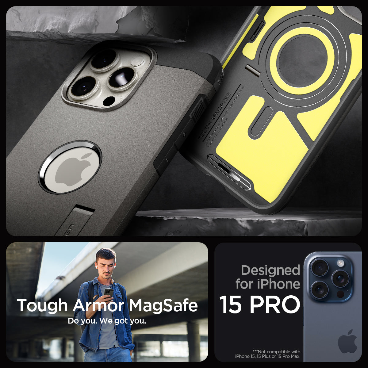 iPhone 15 Series - Tough Armor (Mag Fit)