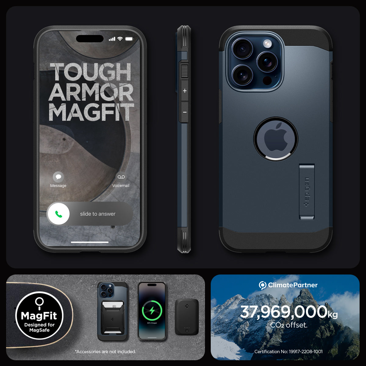 iPhone 15 Series - Tough Armor (Mag Fit)