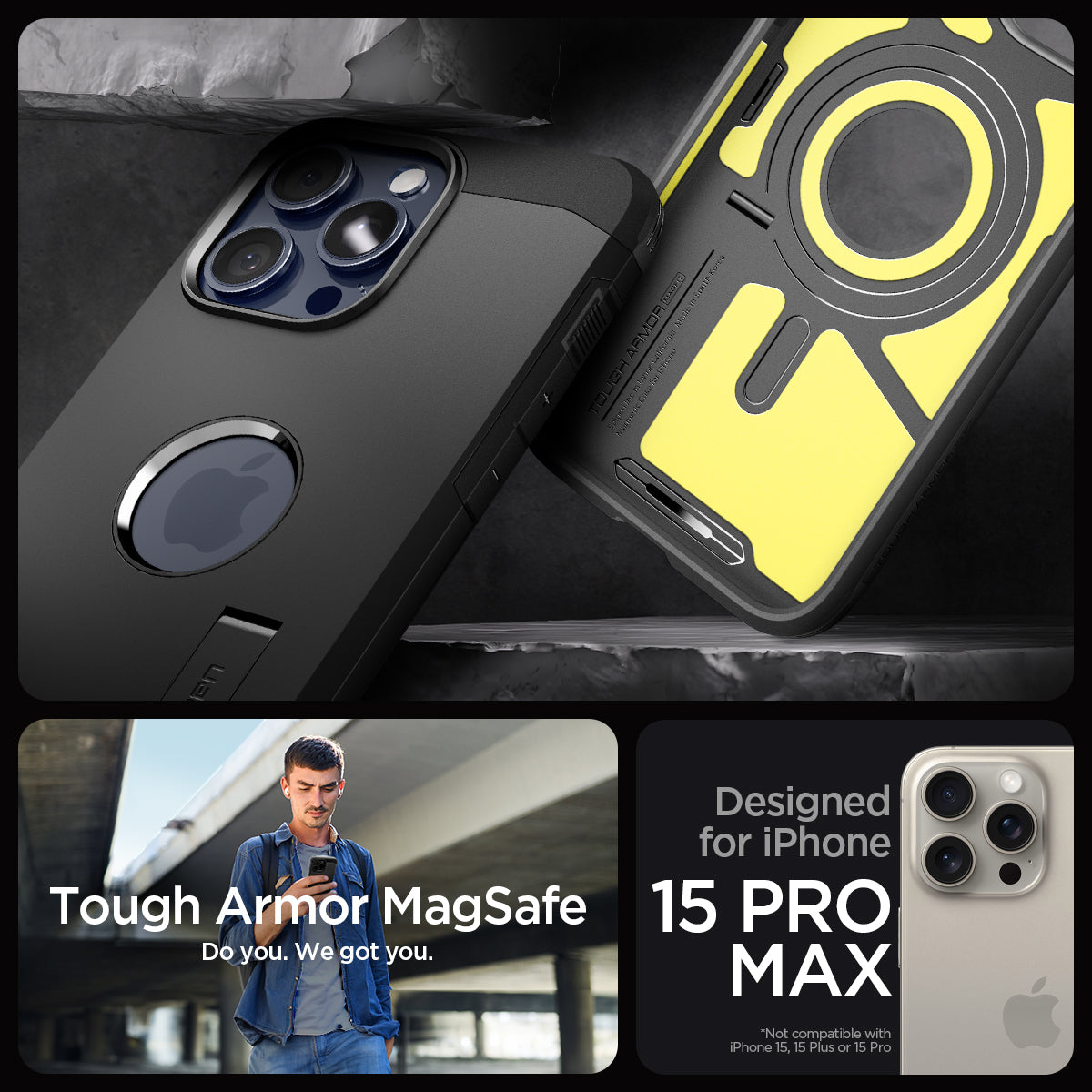 iPhone 15 Series - Tough Armor (Mag Fit)