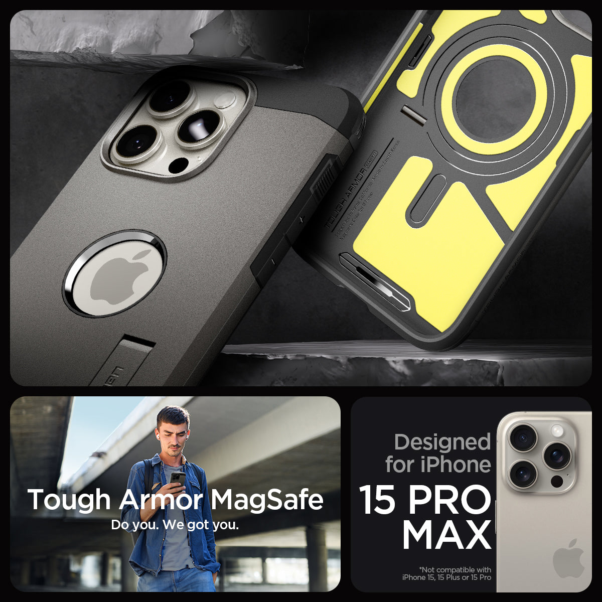 iPhone 15 Series - Tough Armor (Mag Fit)