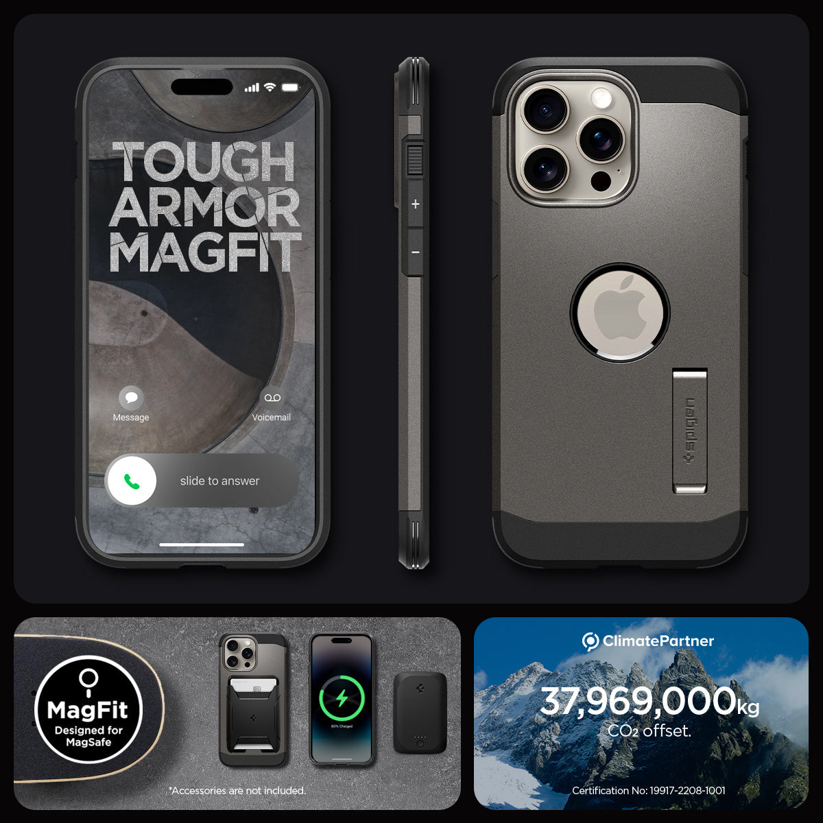 iPhone 15 Series - Tough Armor (Mag Fit)