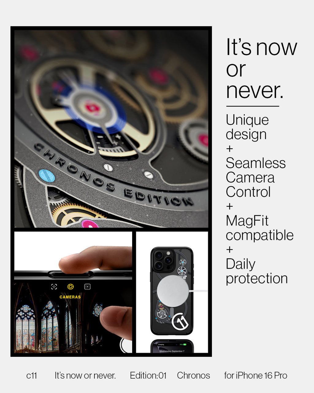 iPhone 16 Series - c11 Series Chronos Edition (Mag Fit)