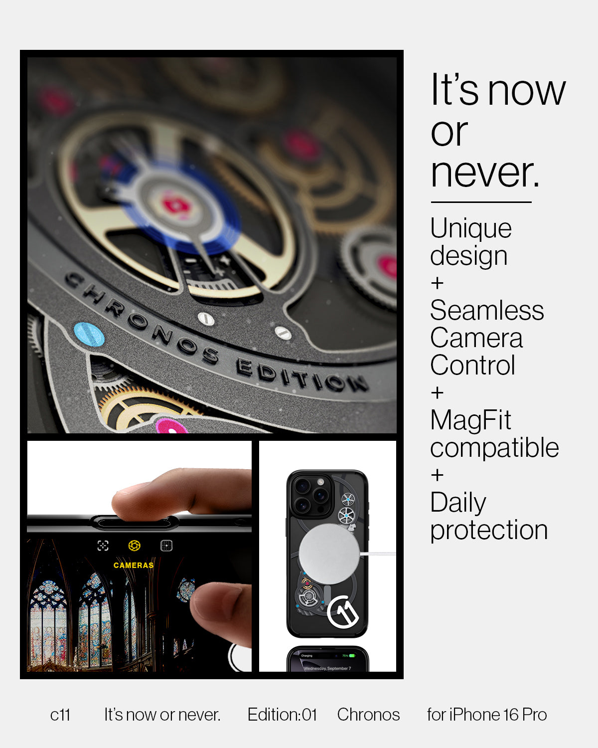 iPhone 16 Series - c11 Series Chronos Edition (Mag Fit)