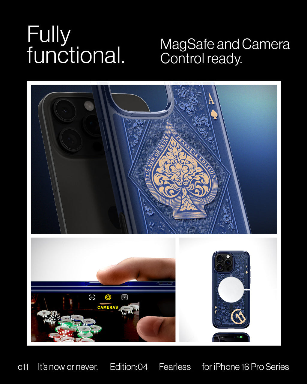 iPhone 16 Series - c11 Series Fearless Edition (Mag Fit)