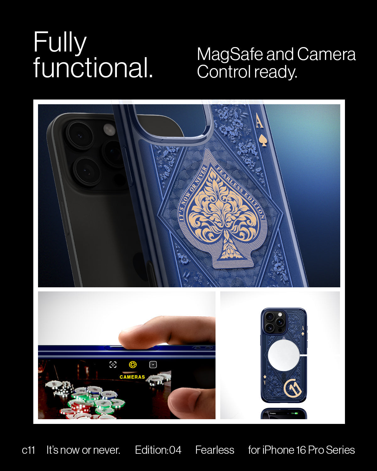 iPhone 16 Series - c11 Series Fearless Edition (Mag Fit)